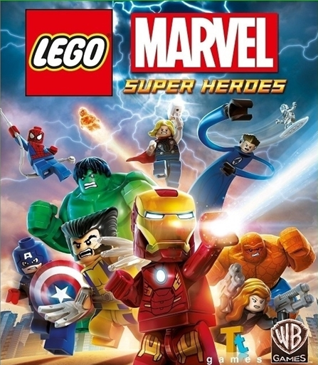 Das Cover zeigt Ironman und einige andere bekannte Marvel-Helden in ihrer LEGO-Version.