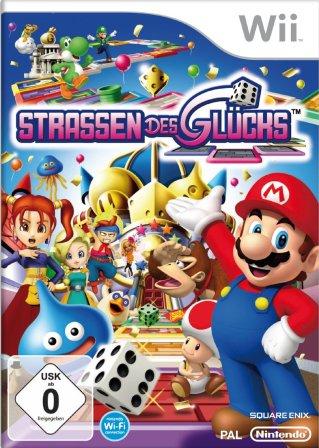 Das Coverbild zeigt Super-Mario und seine Freunde auf einem Spielbrett.