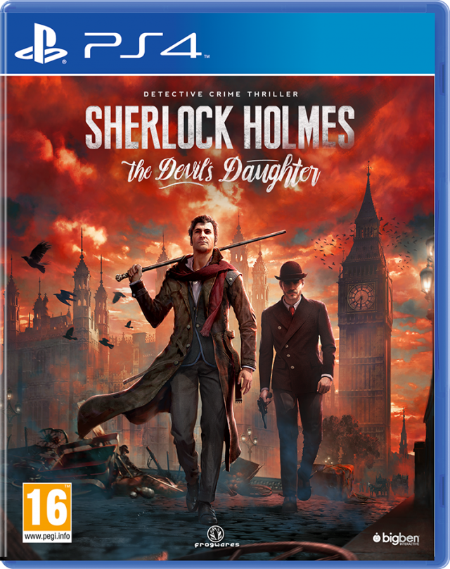 Cover: Sherlock Holmes und Dr. Watson gehen über eine zerstörte Strasse