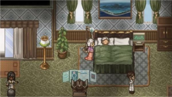 Screenshot: Ein Mensch liegt in einem Krankenbett