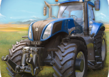 Cover: ein blauer Traktor