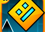 App-Symbol von "Geometry Dash" mit einem Quadrat mit Gesicht