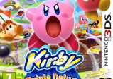 Cover von "Kirby: Triple Deluxe" mit einer runden, rosafarbenen Spielfigur