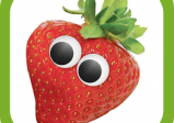Cover: eine Erdbeere mit Augen