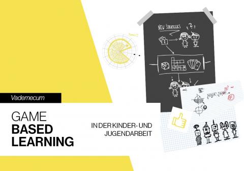Titelseite des Booklets "Vademecum - Game Based Learning in der Kinder- und Jugendarbeit“